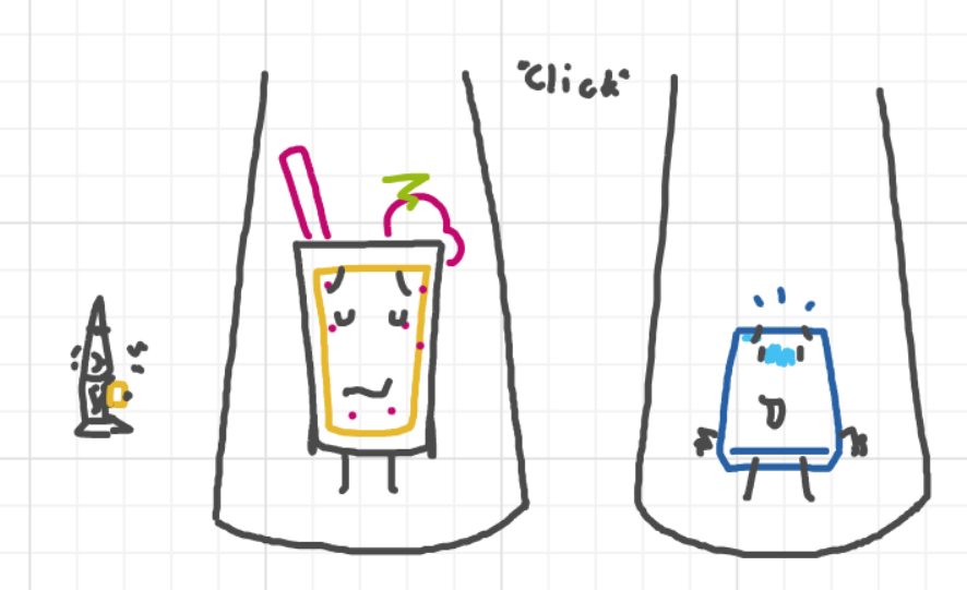 A panel from Running Duos, episode four of the Board Boards object show by Furretwalk/WalkingFurret.